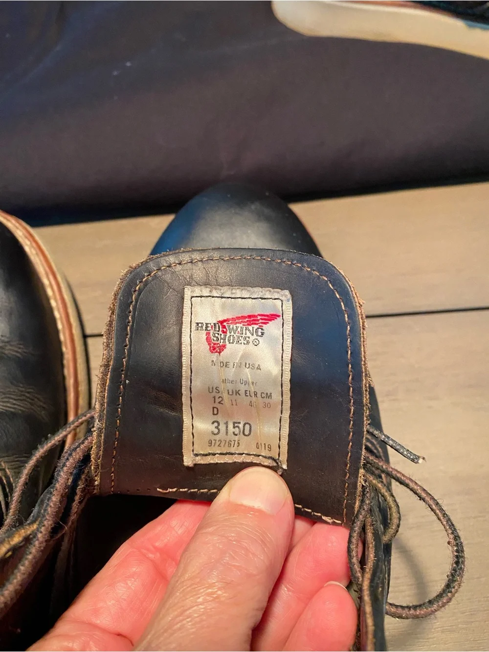 Red Wing Shoes Black Leather Chukka Boots